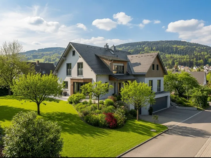 Beispiel-Karteikarte: Familie Steiner sucht Haus mit Garten